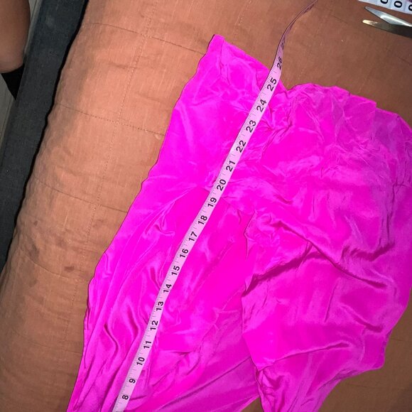 Trina Turk Womens XL Sleeveless Hot Pink Drape Vest TopBlouse - Picture 8 of 9